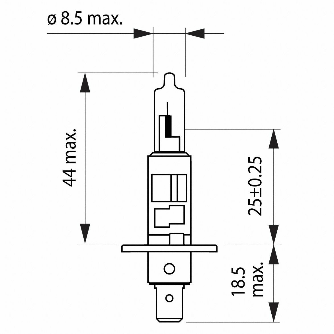 H1 OSRAM Ultra Life 12V 64150ULT-HCB Halogenlampe DUO Set 2 Stück