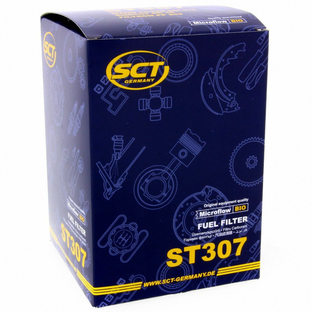 SCT Kraftstofffilter ST 307 Motorfilter Benzinfilter passend für Hyundai Mazda