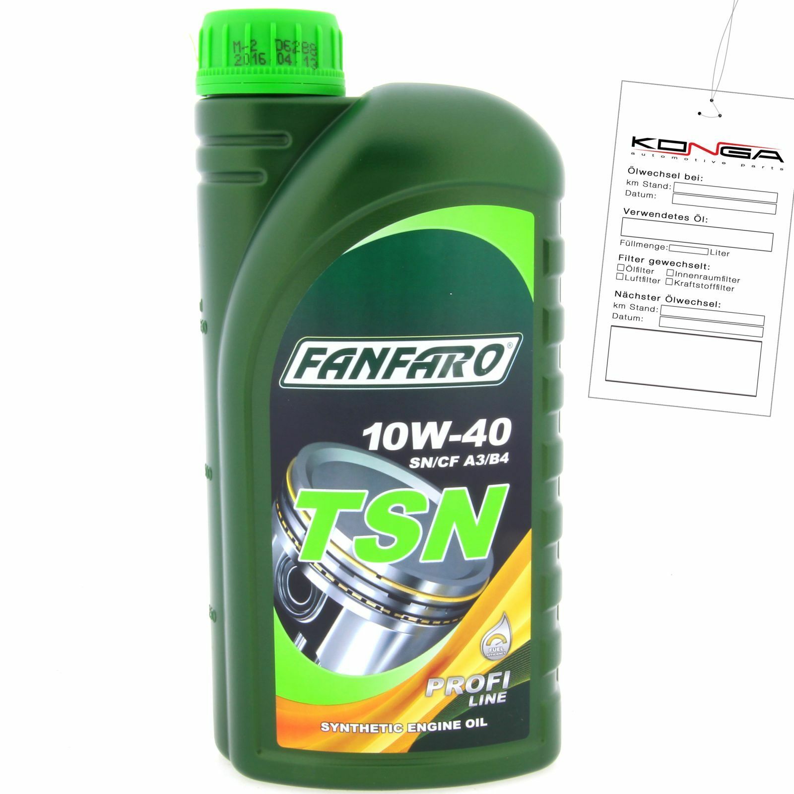 1 Liter FANFARO TSN 10W-40 SN CH-4 A3 B4 Motoröl MB 229.1 VW 502.00 505.00