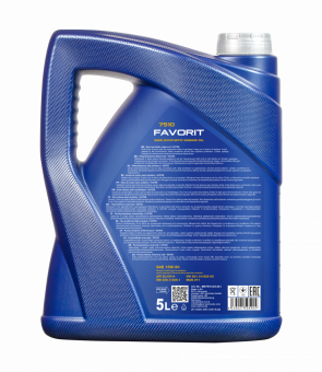 10 Liter (2x5) MANNOL Favorit 15W-50 API SL CH-4 Motoröl 15W50 4036021505404