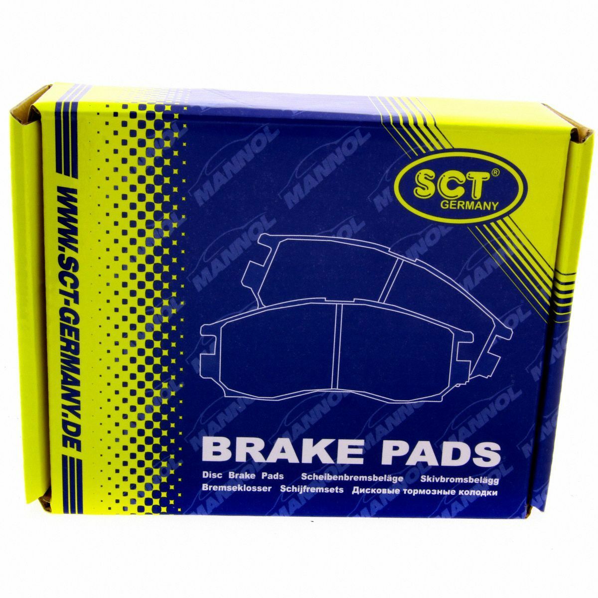 *** SCT Bremsbeläge SP 206 PR Bremsklötze Bremsbelagsatz vorne passend für Ford