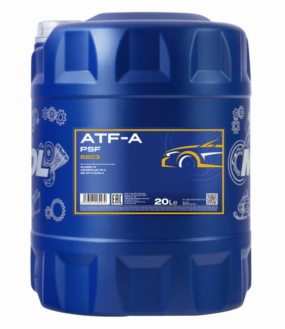 40 Liter MANNOL ATF-A Automatic Fluid Getriebeöl Automatikgetriebe Öl Ablasshahn