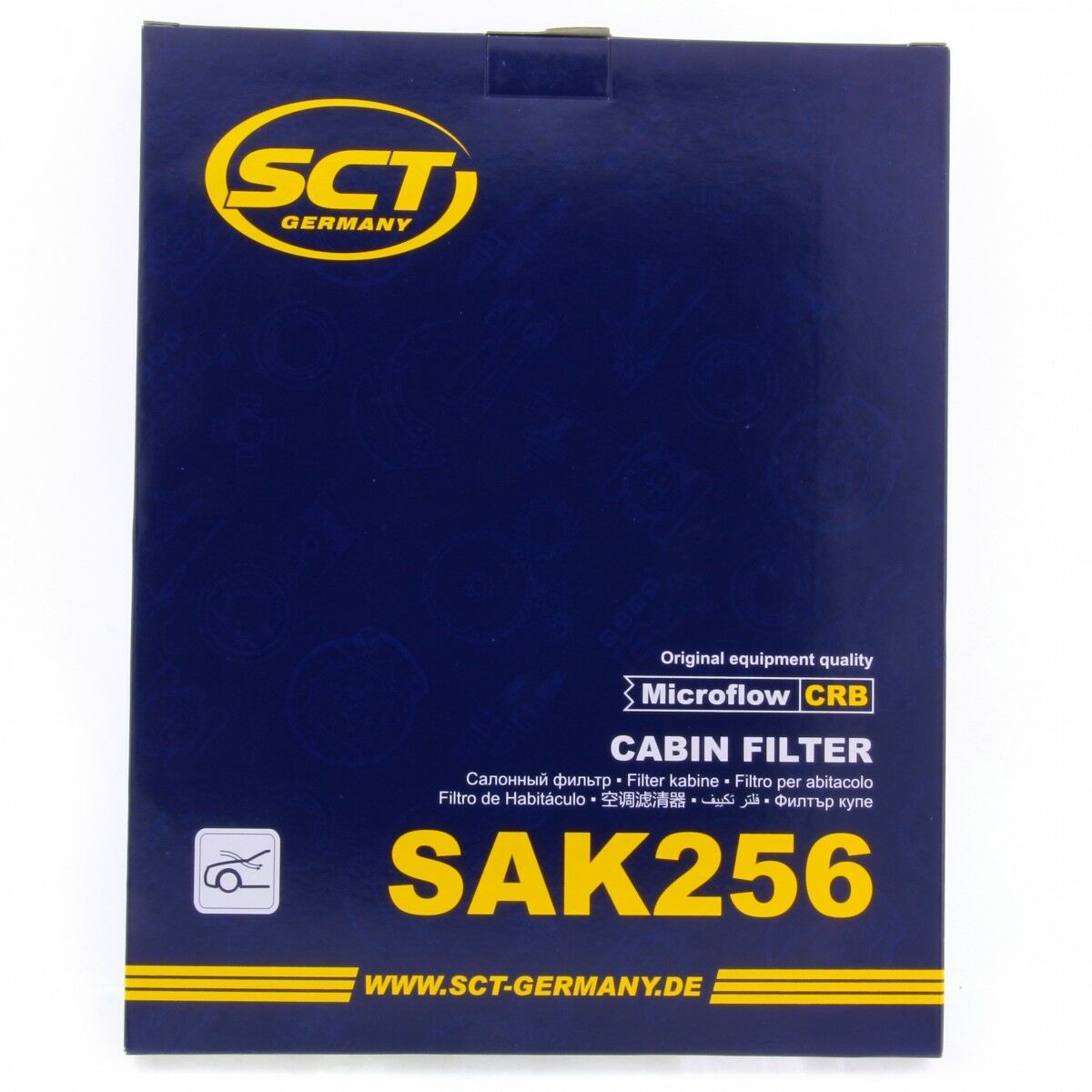 SCT Innenraumfilter Fahrzeugfilter mit Aktivkohle SAK256 passend für Ford Fiesta Transit Tourneo B-Max Ecosport
