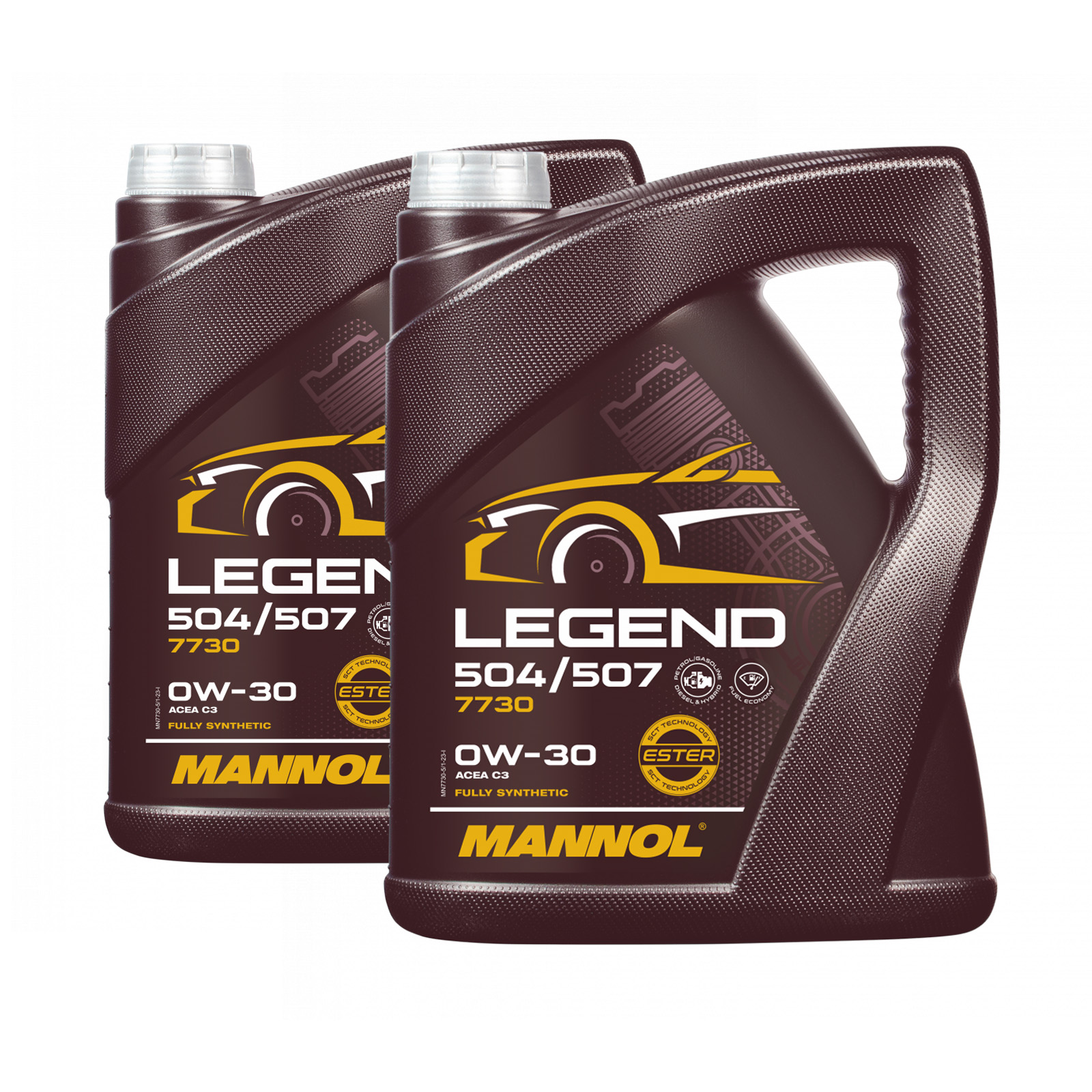 10 Liter (2x5) MANNOL Legend 504/507 MN7730 0W-30 Motoröl (PAO + Ester) 
