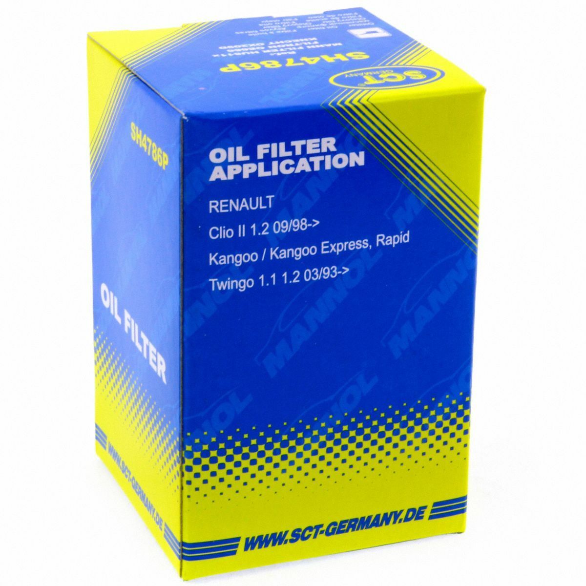 SCT Ölfilter SH 4786 P Filter Motorfilter Servicefilter Patronenfilter passend für Renault