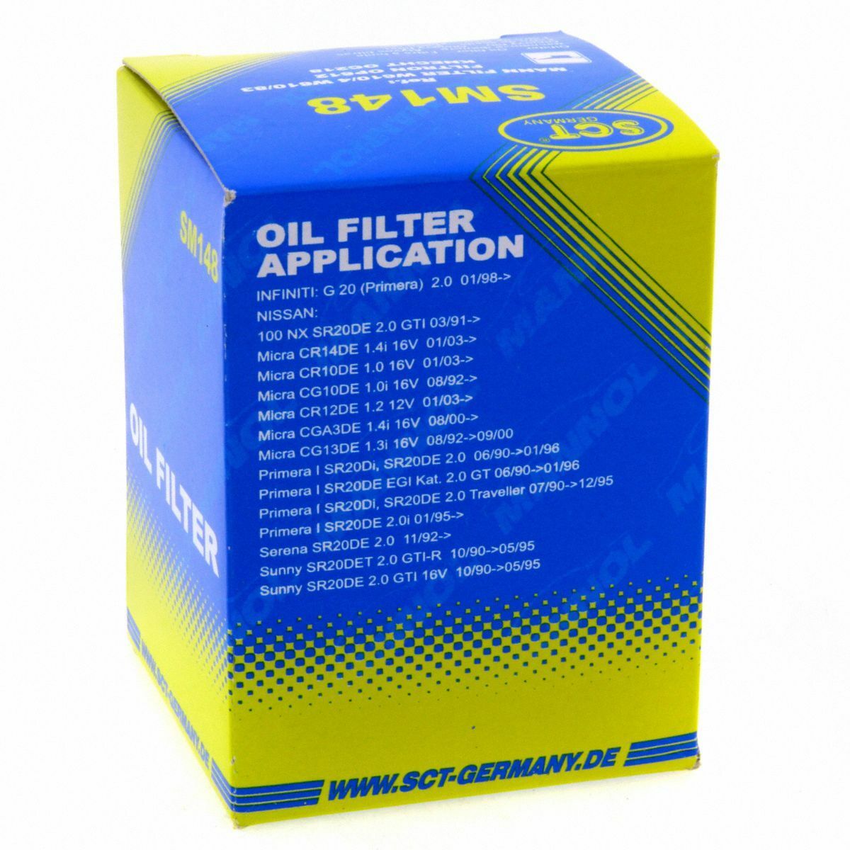 SCT Ölfilter SM148 Filter Motorfilter Servicefilter Anschraubfilter passend für Nissan Suzuki Volvo
