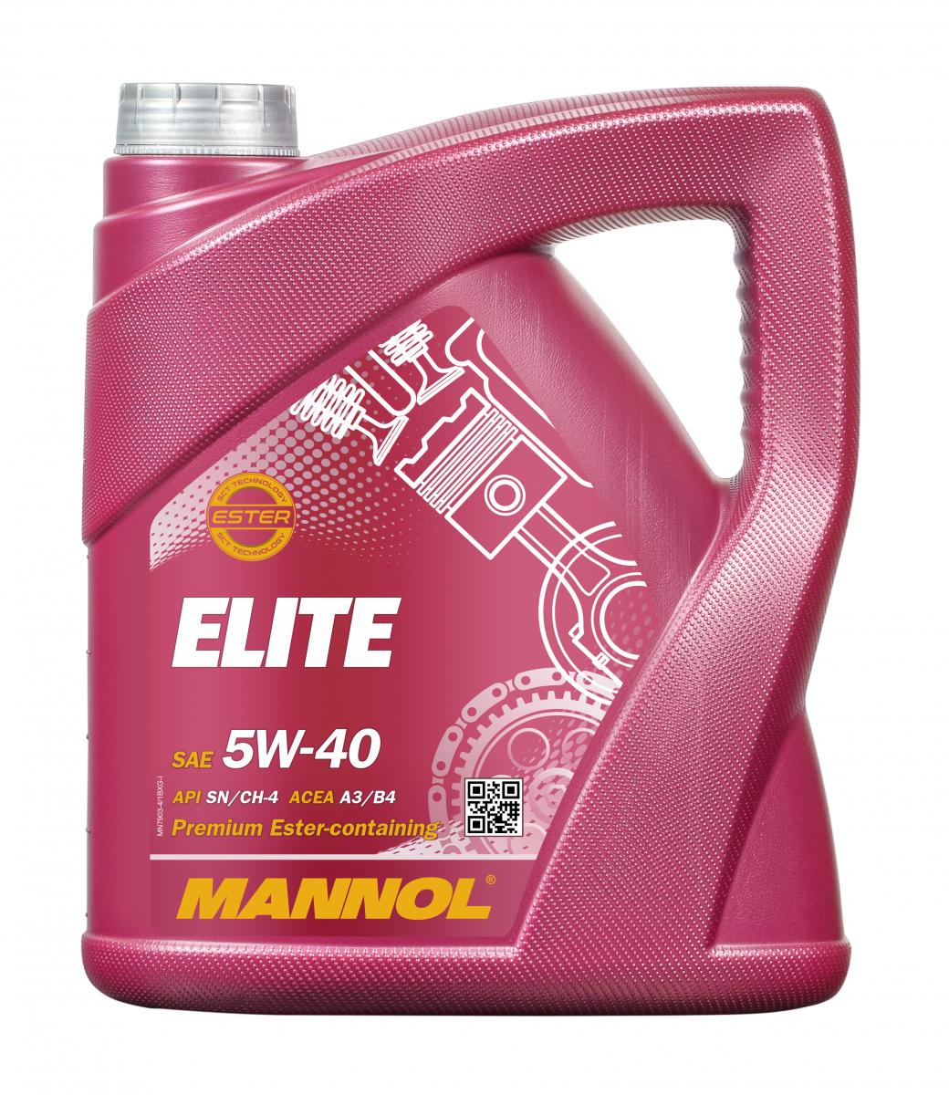 16 Liter (4x4) MANNOL Elite 5W-40 API SN/CH-4 Motoröl 5W40 BMW MB Fiat