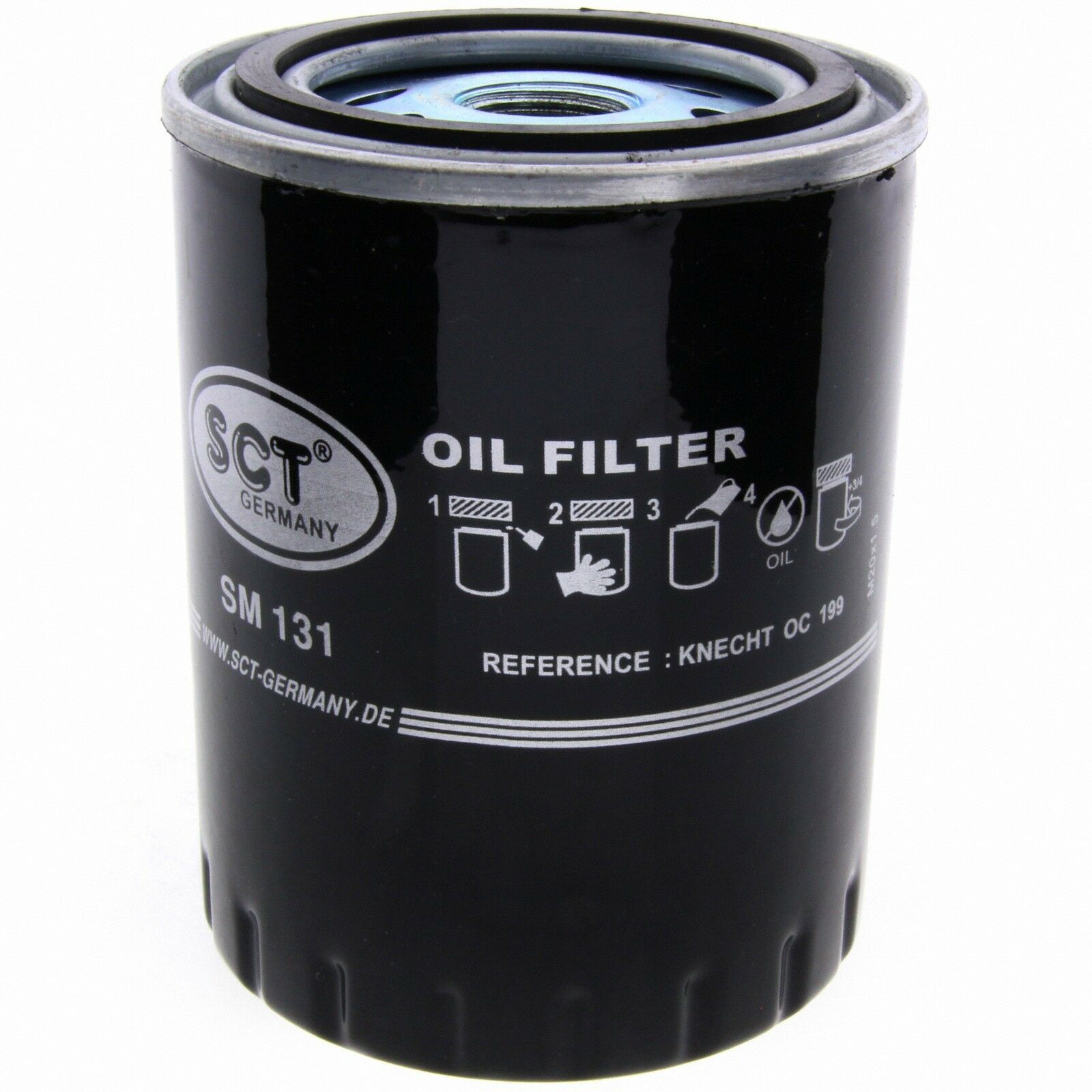 SCT Ölfilter SM131 Filter Motorfilter Servicefilter Anschraubfilter passend für Renault