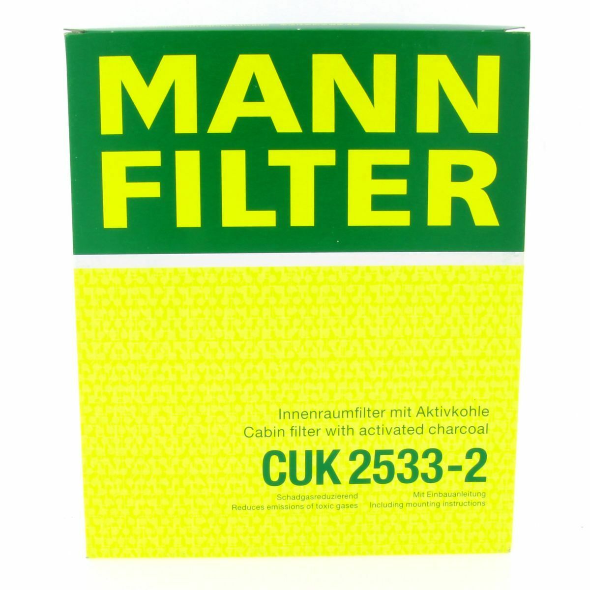 MANN Innenraumfilter Aktivkohle CUK25332 Filter Alpina passend für BMW Rolls-Royce