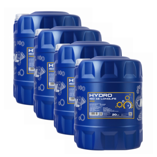 80 Liter MANNOL Schmierstoff Hydro ISO 46 Hydrauliköl HLP 46 DIN 51524