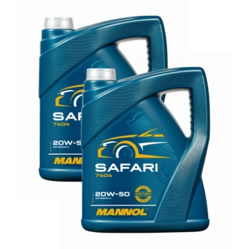 10 Liter (2x5) MANNOL Safari 20W-50 API SN CH-4 Motoröl 20W50 4036021506159