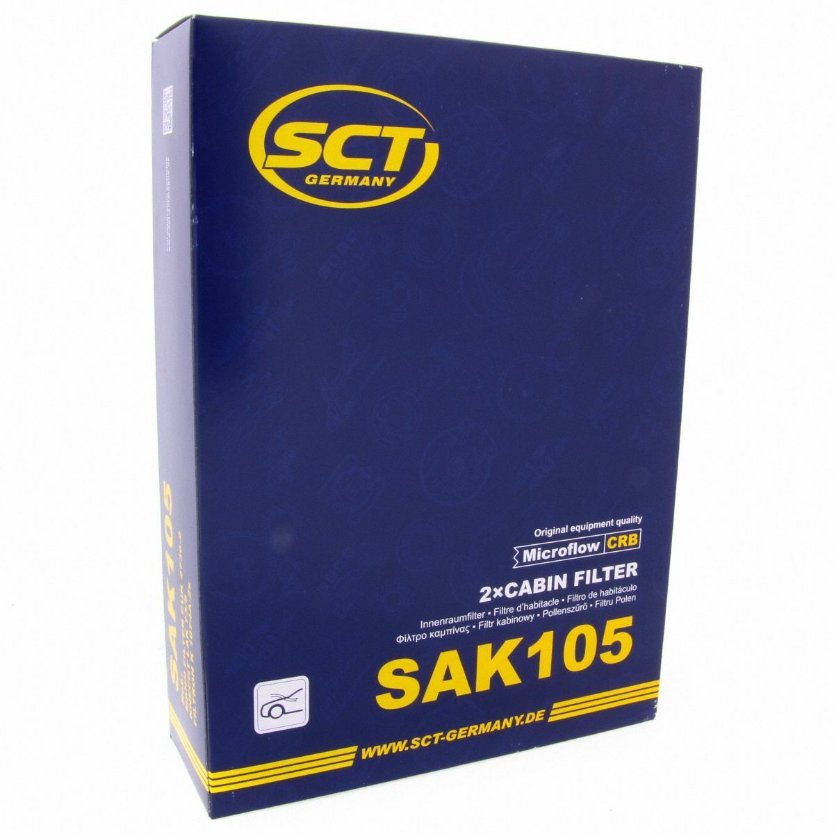 SCT Innenraumfilter Fahrzeugfilter mit Aktivkohle SAK 105 Luft Filter BMW