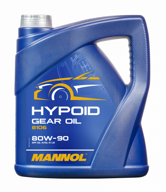 8 Liter (2x4) MANNOL Hypoid Getriebeöl 80W-90 API GL4/GL5 LS Getriebe Öl 80W90