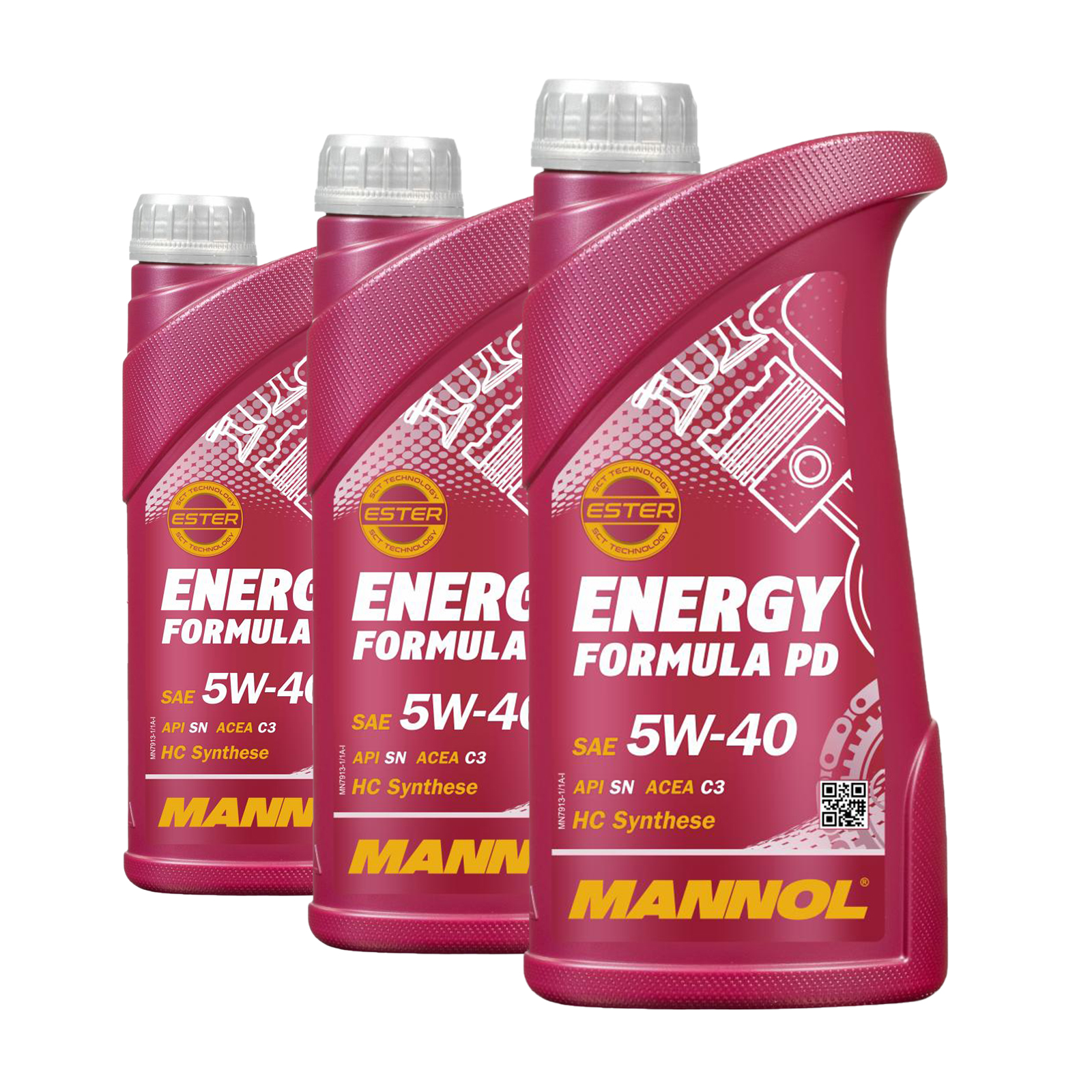 3 Liter (3x1) MANNOL Energy Formula PD 5W-40 API SN Motoröl 5W40 3 Liter (3x1) MANNOL Energy Formula PD 5W-40 API SN Motoröl 5W40
