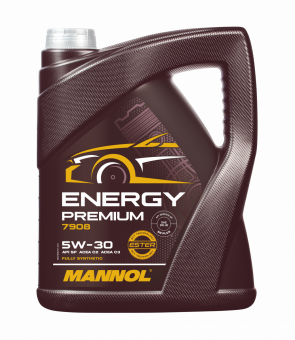 40 Liter (8x5) MANNOL Energy Premium 7908 5W-30 Motoröl API SP