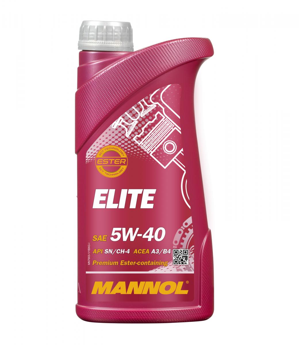 10 Liter (10x1) MANNOL Elite 5W-40 API SN/CH-4 Motoröl 5W40 BMW MB Fiat