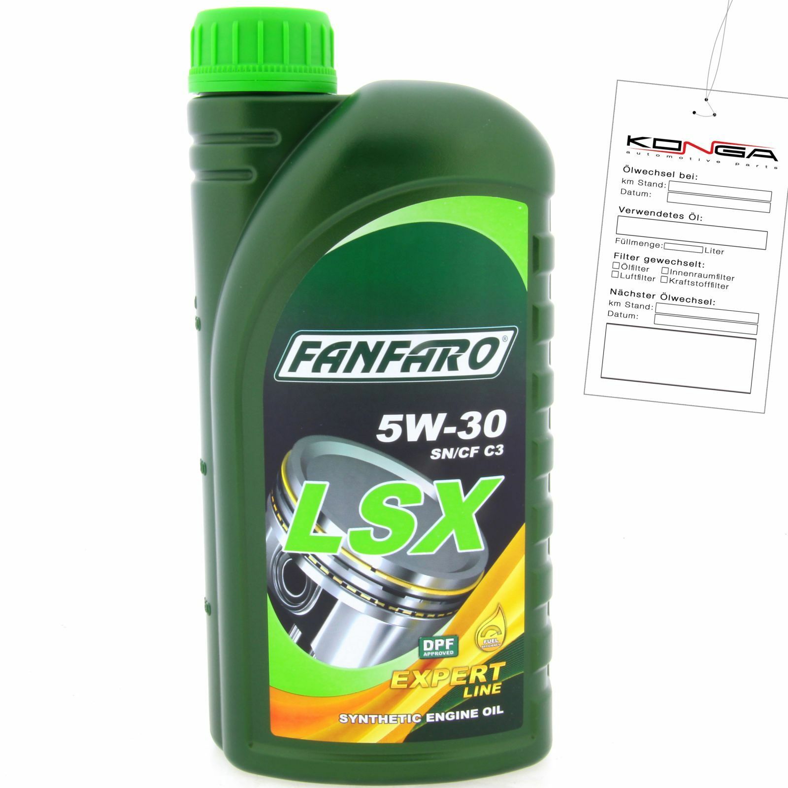 1 Liter FANFARO LSX 5W-30 SN Motoröl C3 A3 B4 passend für VW 507.00 BMW LL-04 MB 229.51