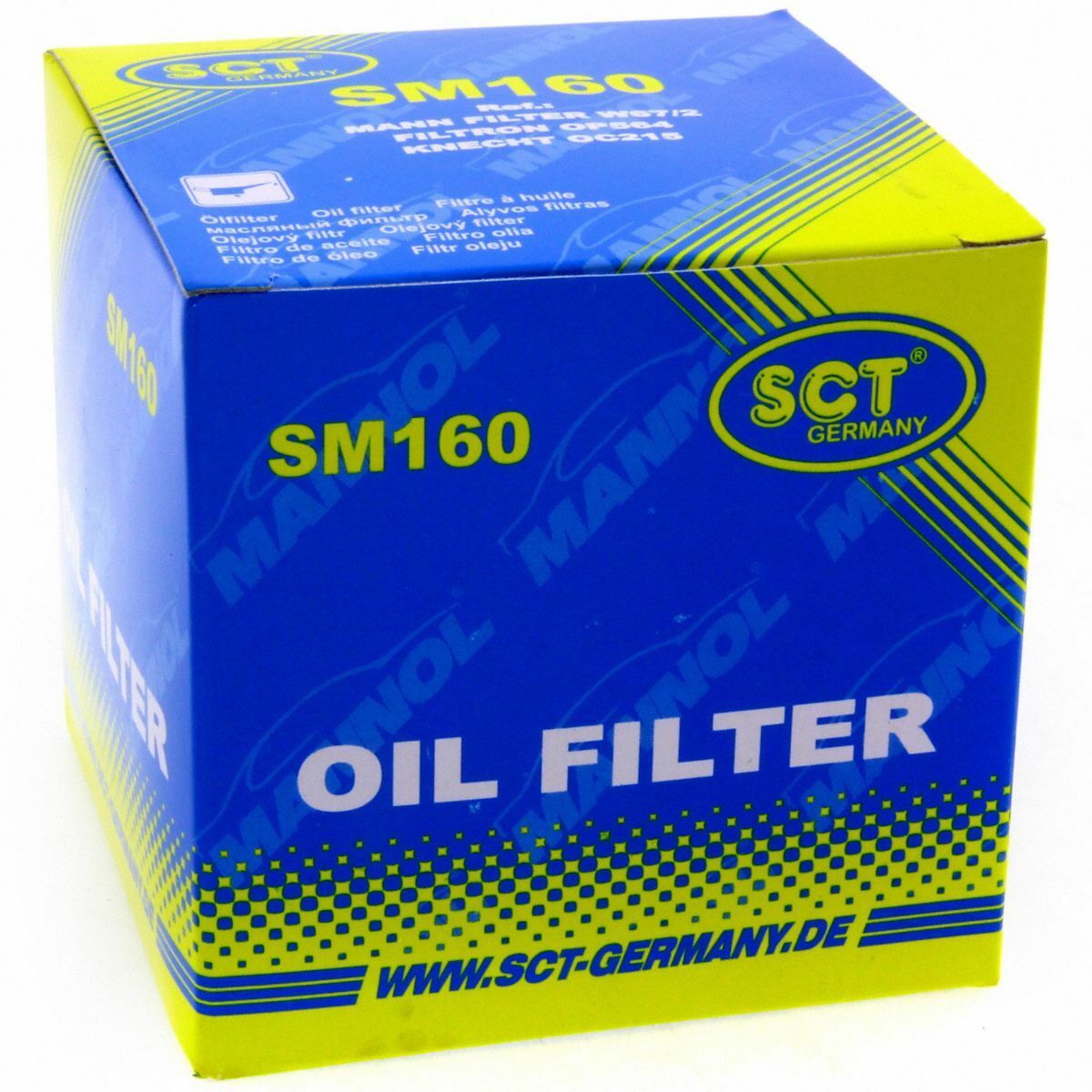 SCT Ölfilter SM160 Servicefilter Anschraubfilter passend für Opel Piaggio Suzuki Chevrolet Daewoo Daihatsu