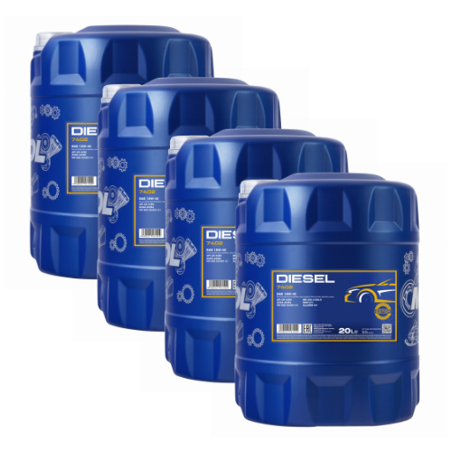 80 Liter (4x 20) MANNOL Diesel 15W-40 CH-4 SL 15W40 Motoröl ÖL 4036021161440