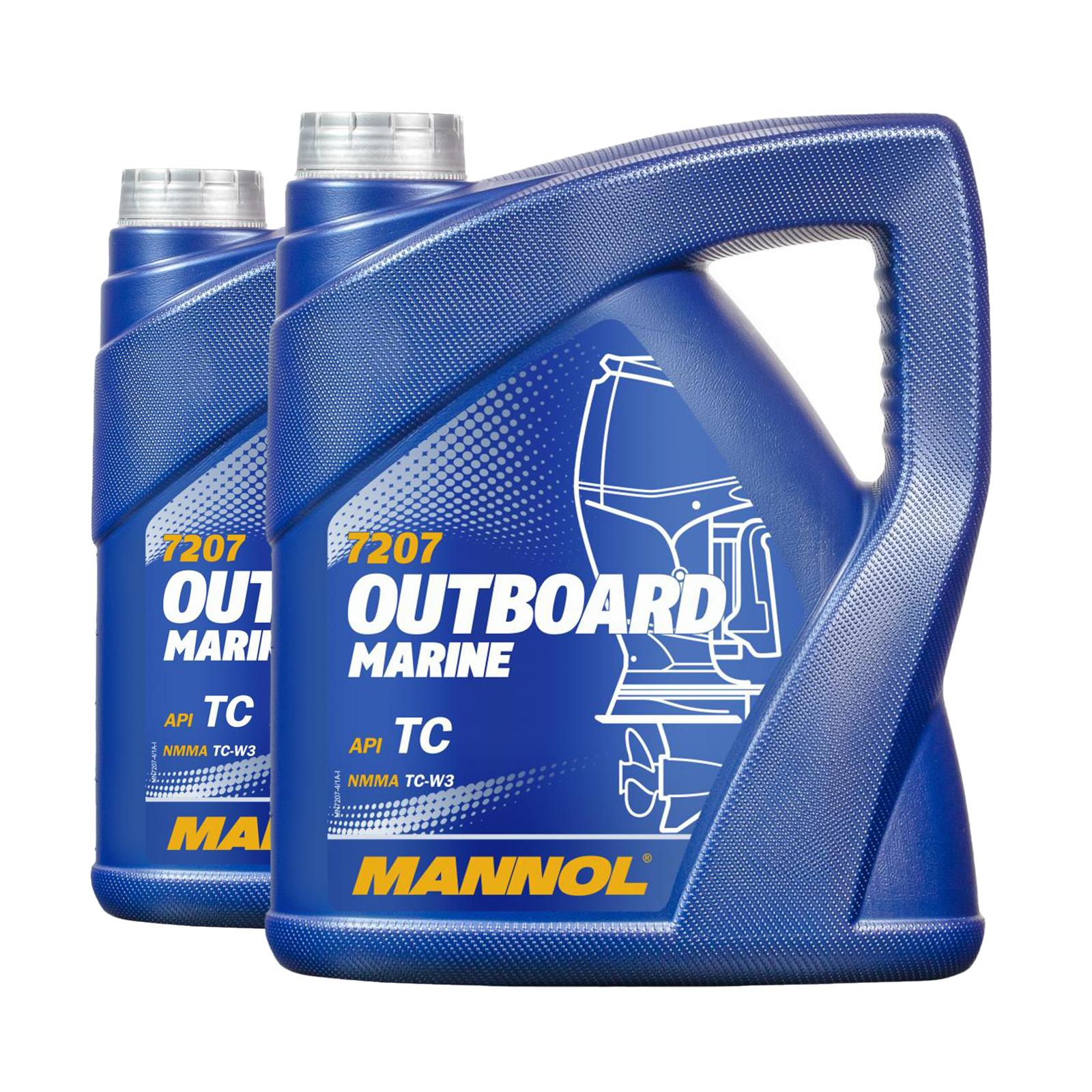 8 Liter (2x4) MANNOL Outboard Marine API TC Motoröl Außenbordmotoröl