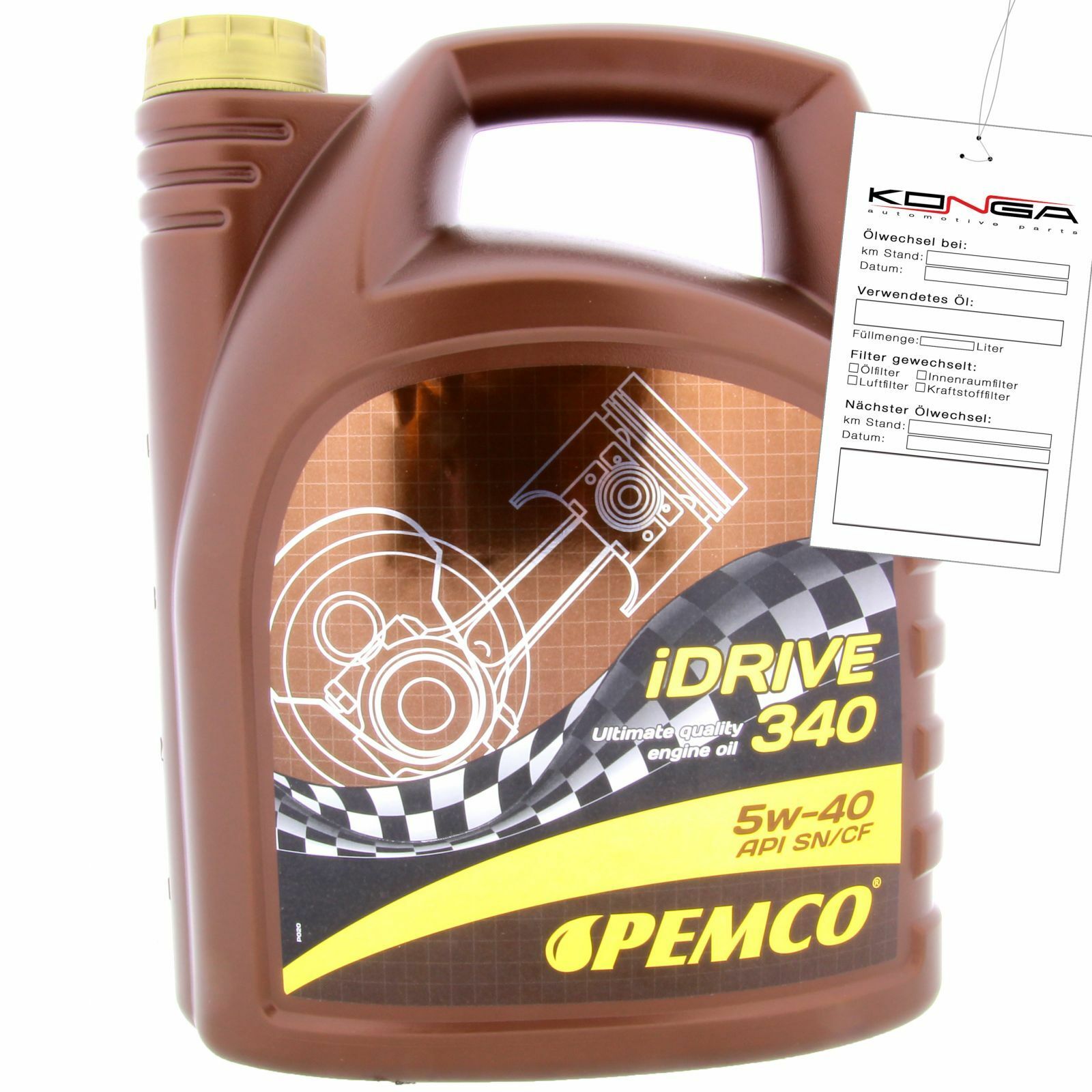 5 Liter (1x5) PEMCO SAE 5W-40 iDrive 340 Motoröl Motorenöl Schmierung
