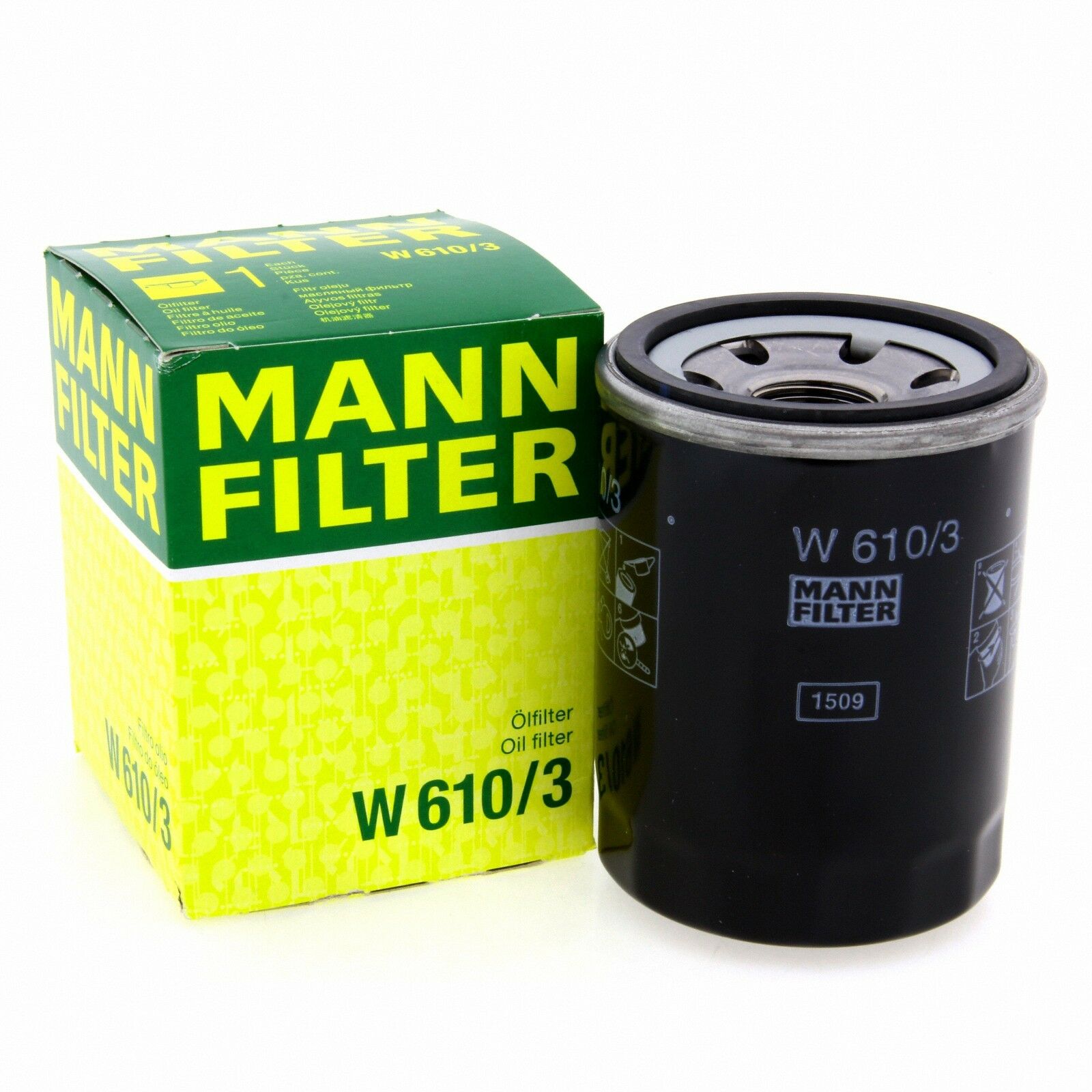 MANN Ölfilter W6103 Filter passend für Alfa Romeo Brilliance Citroen DEUTZ-FAHR Fiat For
