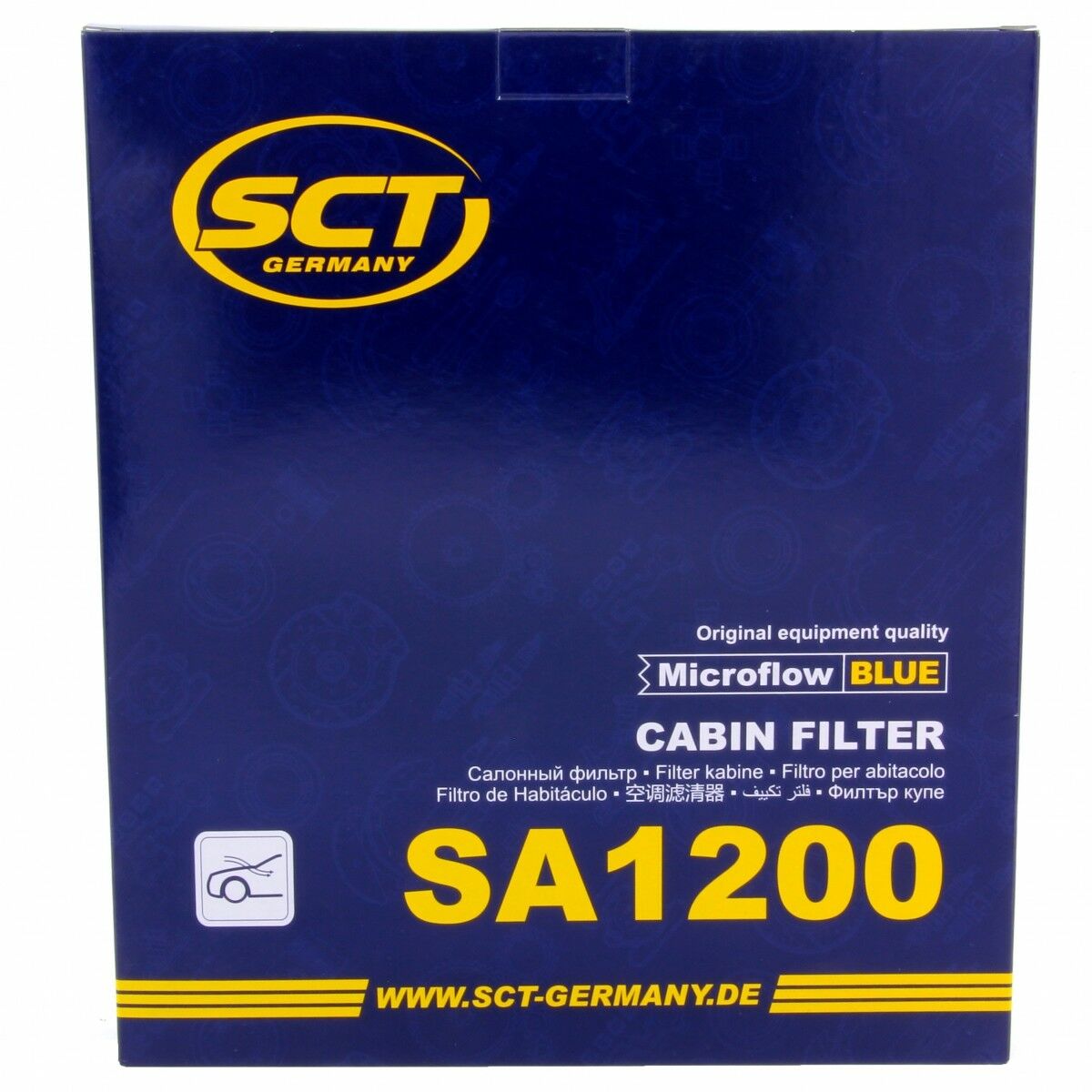SCT Innenraumfilter Luftfilter SA1200 Pollenfilter passend für Ford S-Max Mondeo Galaxy Kuga C-Max