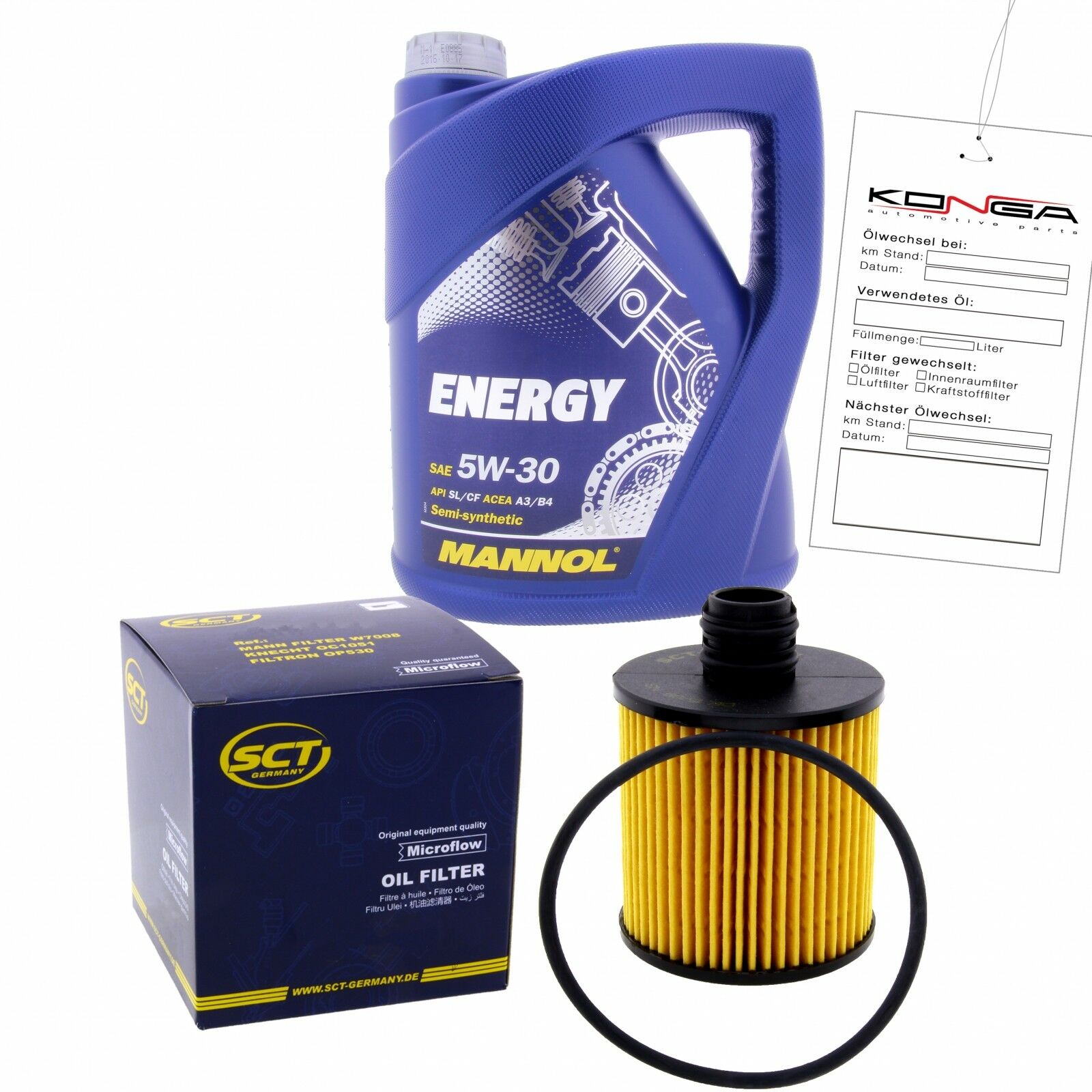 Inspektionskit MANNOL Energy 5W-30 passend für VW Passat 2.3 VR5 Variant Syncro 4Motion