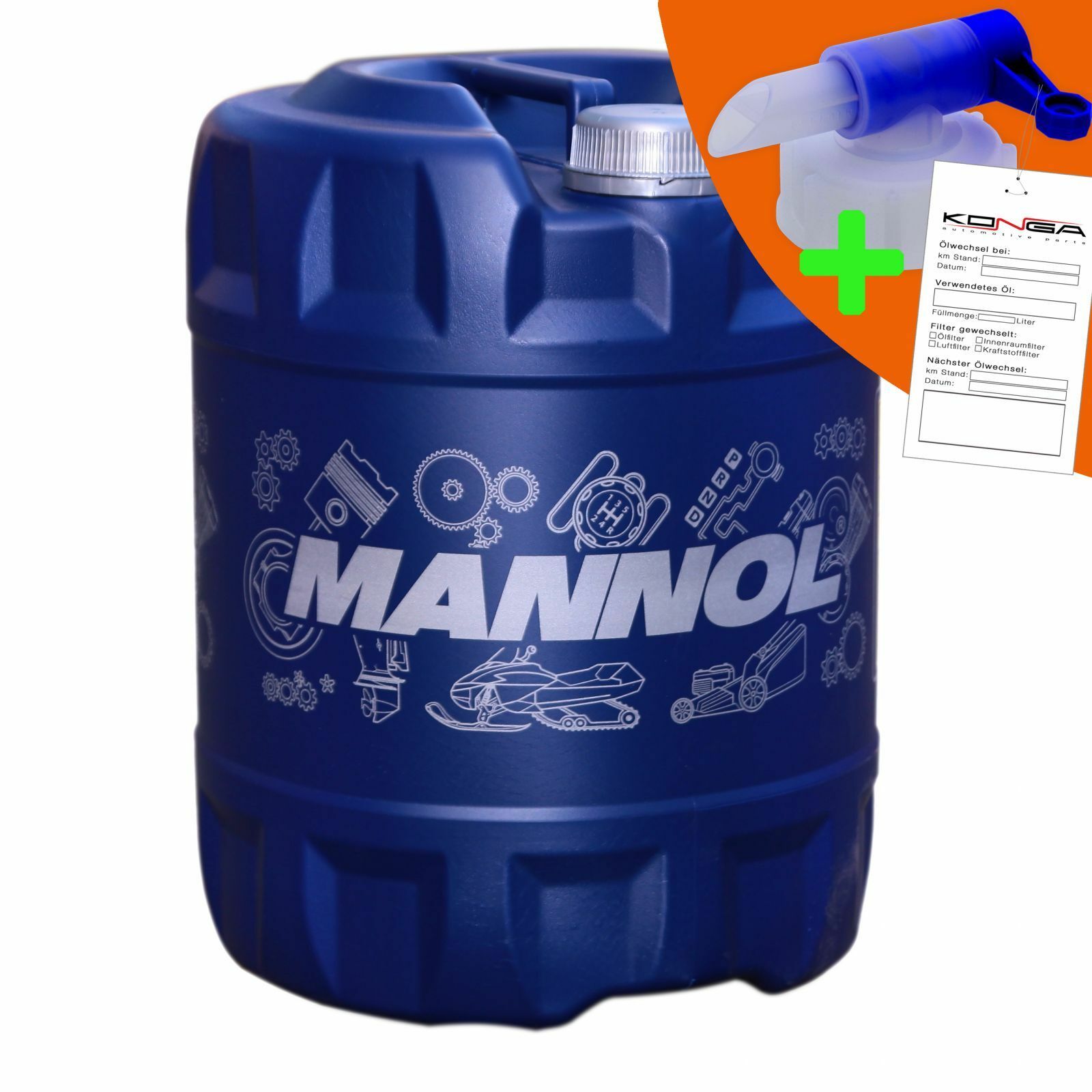 20 Liter MANNOL Outboard Marine TC Außenbordmotoröl Motoröl 1x Ablasshahn