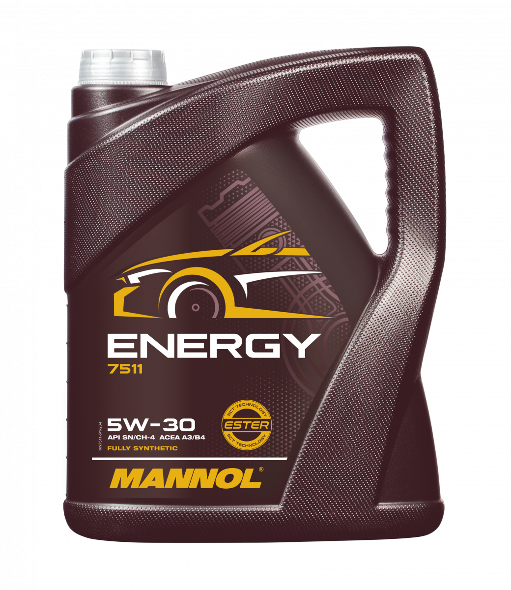 20 Liter (4x5) MANNOL Energy 5W-30 7511 API SN/CH-4 MB 229.3 passend für VW 502.00 Motoröl