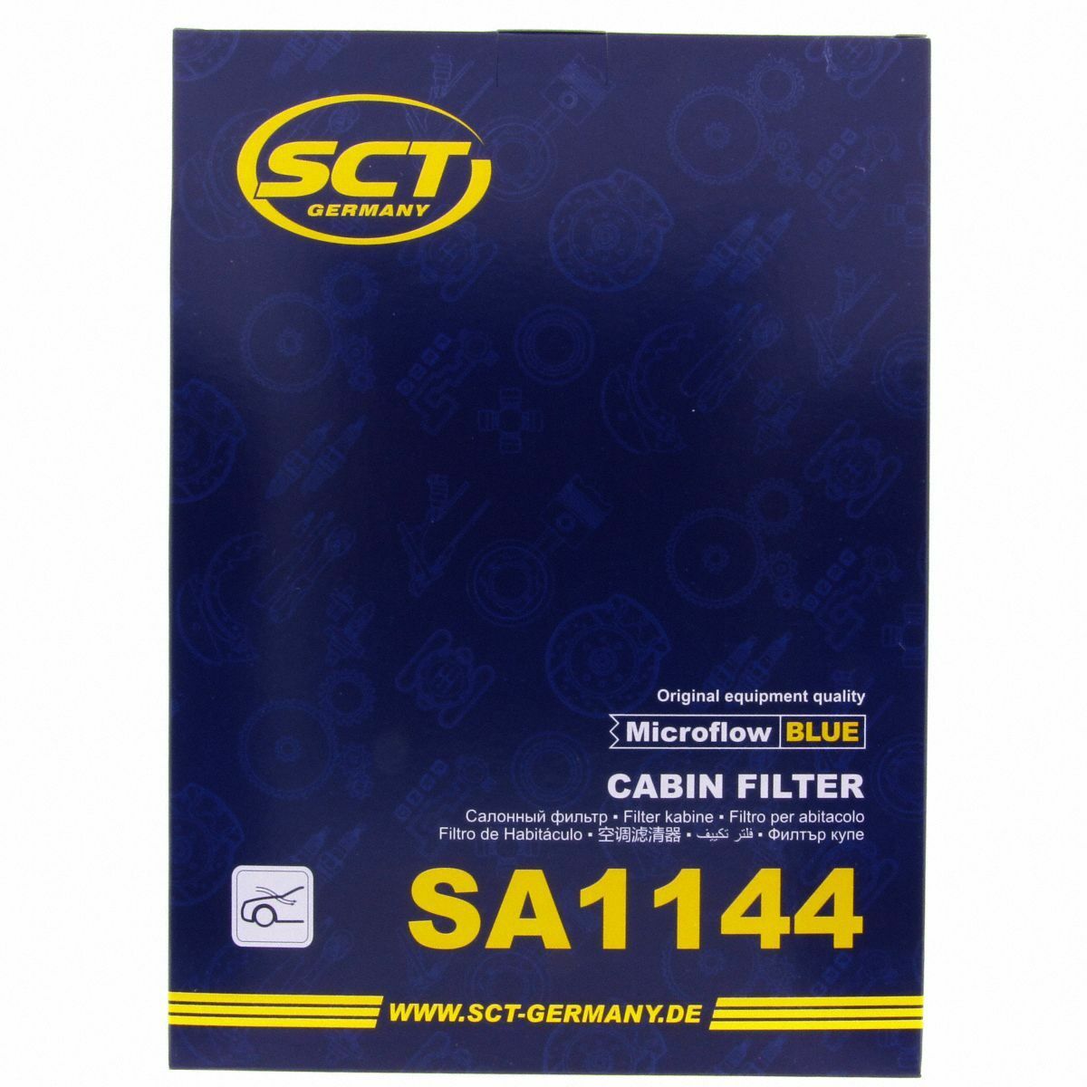 SCT Innenraumfilter Luftfilter SA 1144 Pollenfilter passend für Audi Skoda VW
