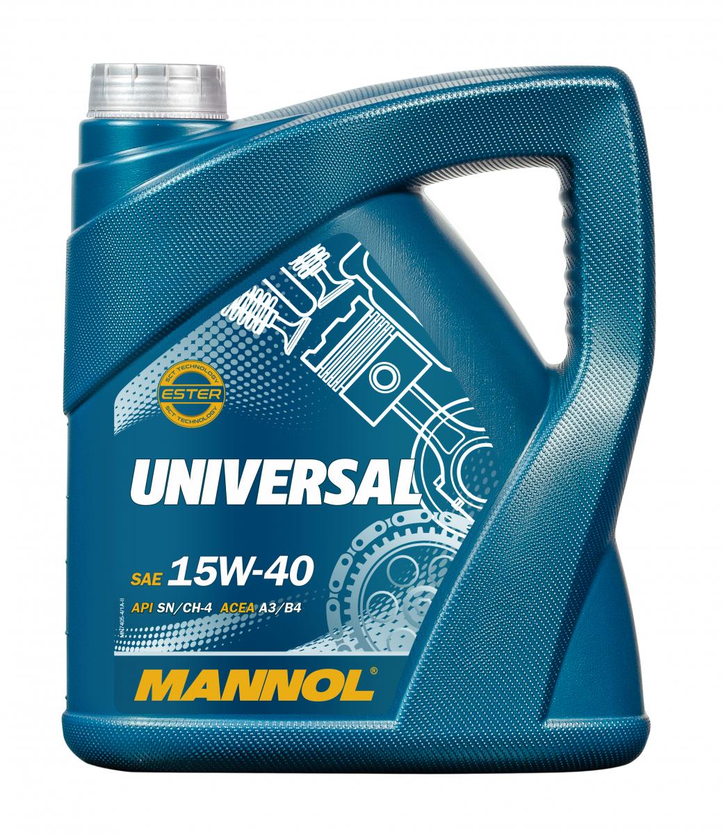 16 Liter (4x4) MANNOL Universal 15W-40 API SN CH-4 Motoröl für Diesel Benzin Motoren