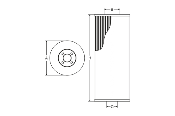 SCT Ölfilter SH4755P Filter Servicefilter Patronenfilter Nissan Opel Renault