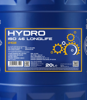 60 Liter (3x20) MANNOL Schmierstoff Hydro ISO 46 Hydrauliköl HLP 46 DIN 51524