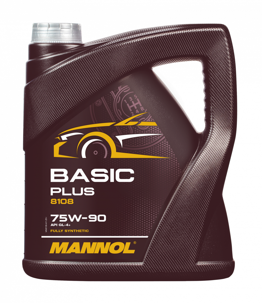8 Liter (2x4) MANNOL Basic Plus 75W-90 API GL 4+ Getriebeöl 75W90 Öl
