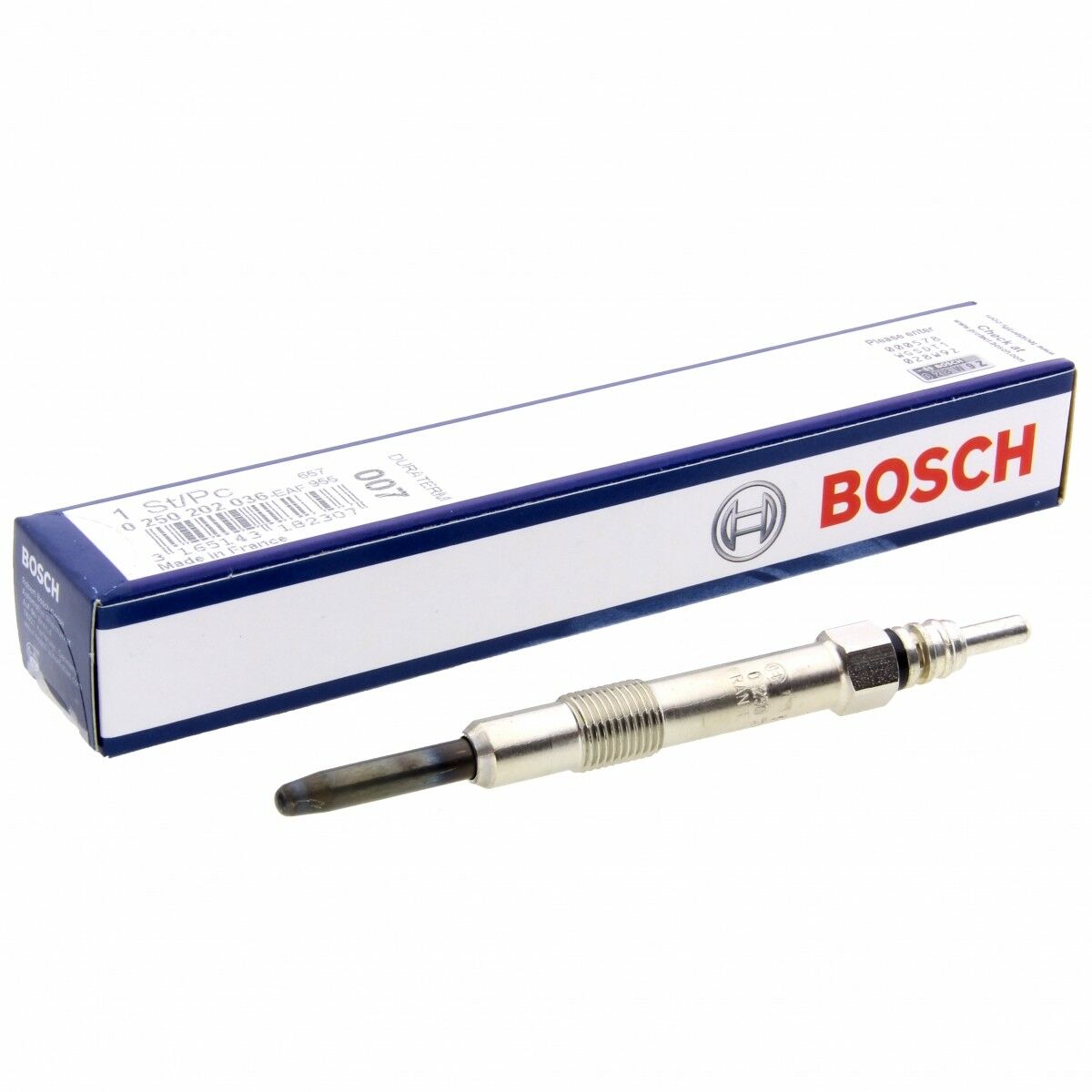 4x Bosch 0250202036 Glühkerze passend für Alfa Romeo Fiat Lancia Opel Saab