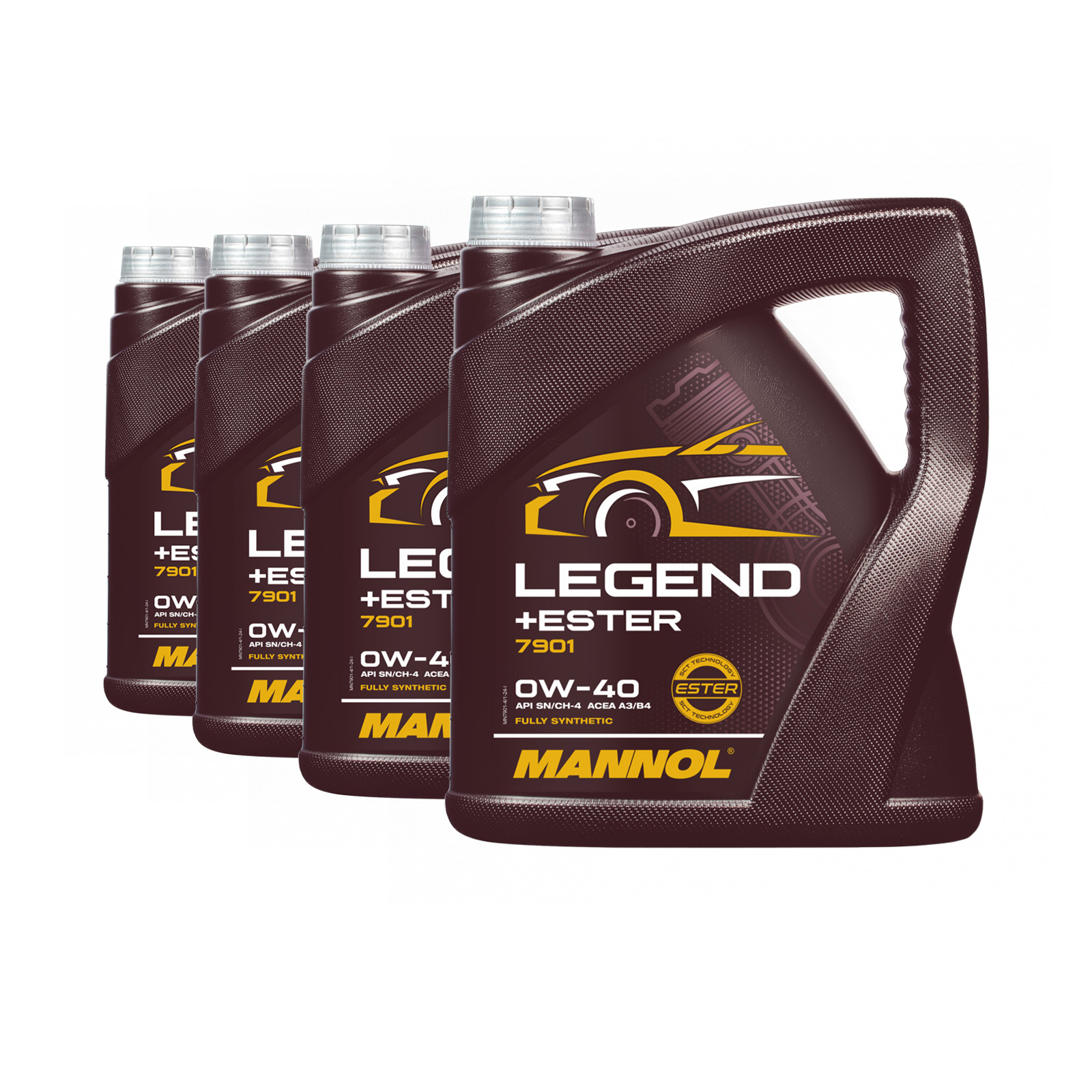 16 Liter (4x4) MANNOL Legend Ester 0W-40 7901 SN/CH-4 ACEA A3/B4 Motoröl 16 Liter (4x4) MANNOL Legend Ester 0W-40 7901 SN/CH-4 ACEA A3/B4 Motoröl