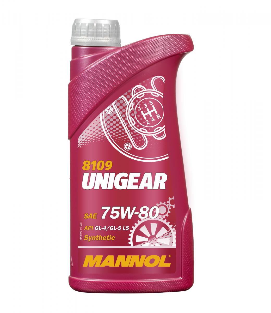 MANNOL 1 Liter 8109 Unigear 75W-80 GL-4/GL-5 LS MN8109-1 Getriebeöl