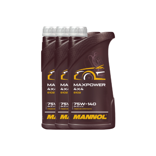 3 Liter (3x1) MANNOL Maxpower 4x4 75W-140 API GL 5 LS Getriebeöl 75W140