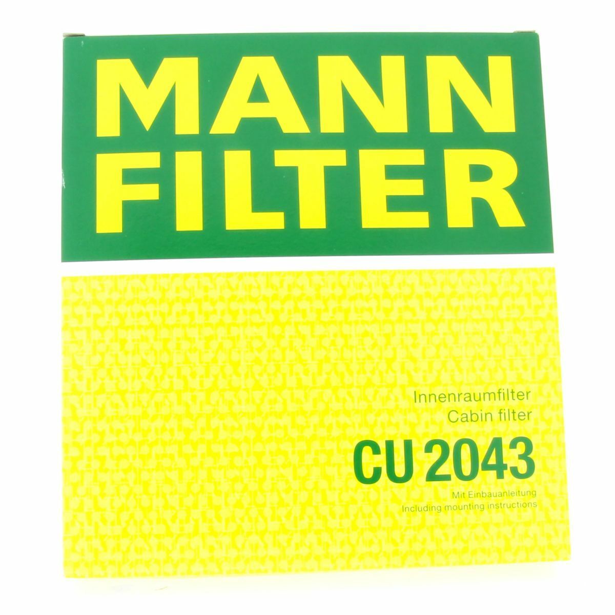 MANN Innenraumfilter Fahrzeugfilter CU2043 Filter Mazda Demio DY Atenza GG