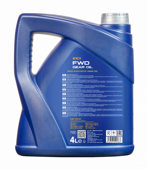 4 Liter MANNOL FWD Getriebeöl 75W-85 API GL 4 75W85 Getriebe Öl
