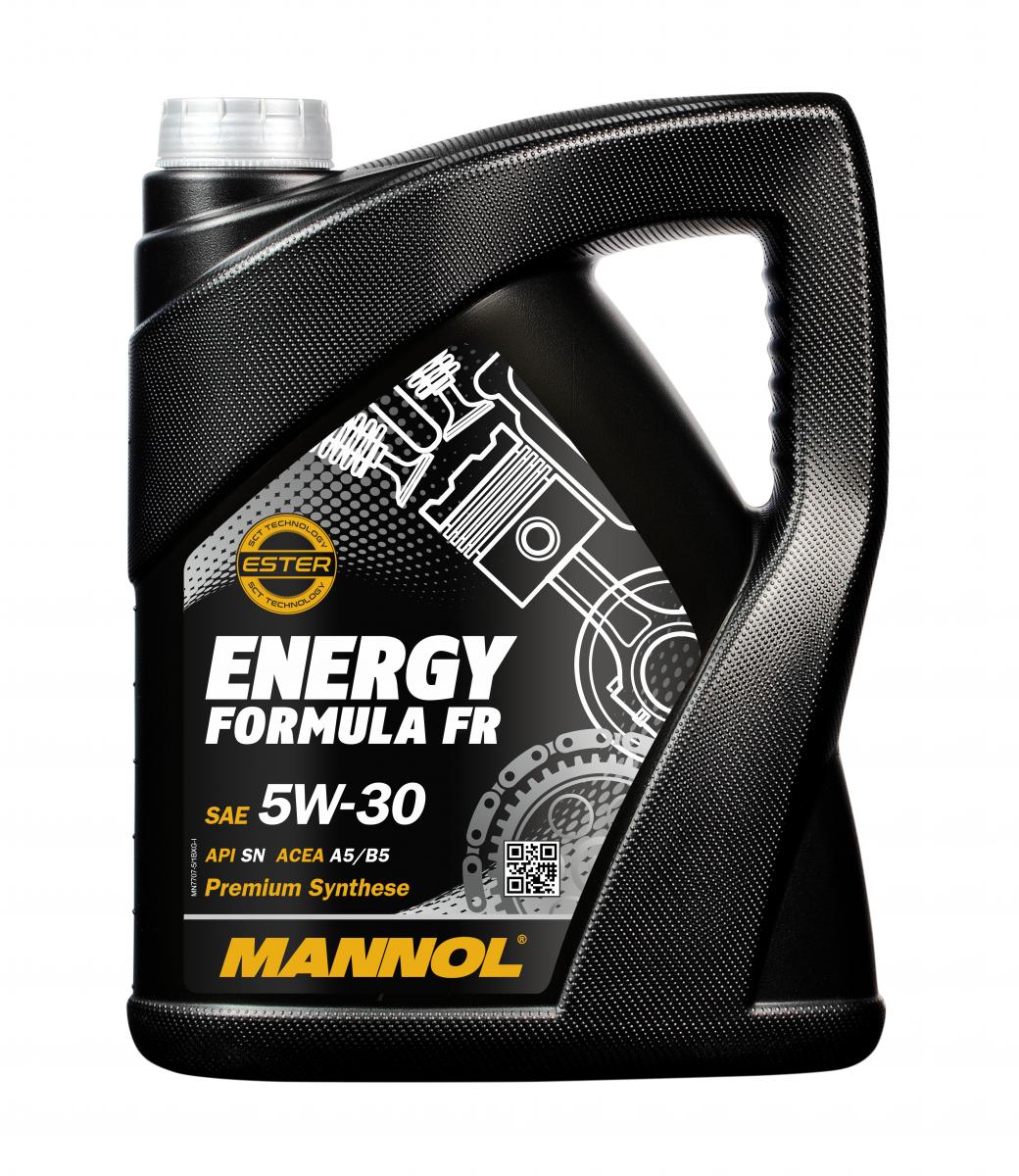 10 Liter (2x5) MANNOL Energy Formula FR 7707 5W-30 API SN ACEA A5/B5 Motoröl