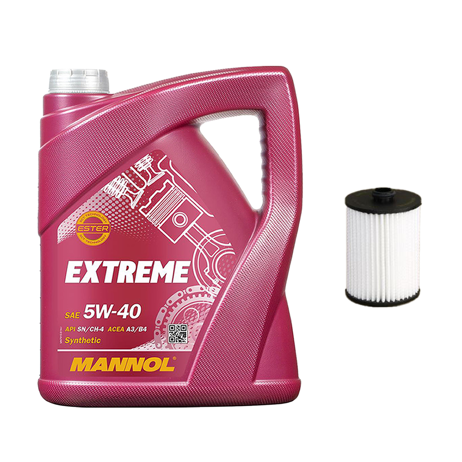 Inspektionskit MANNOL Extreme 5W-40 passend für VW Cc 3.6 FSI 4Motion Touareg V6