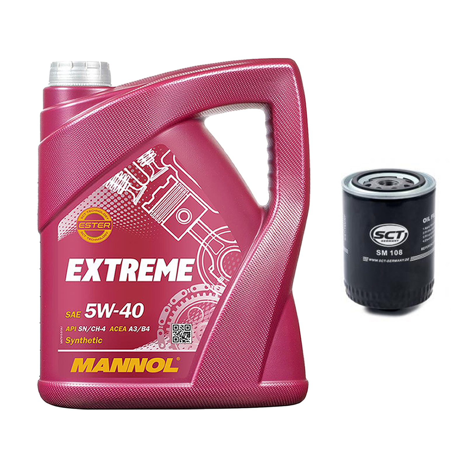 Inspektionskit MANNOL Extreme 5W-40 passend für VW Passat 1.9 TDI Syncro 4Motion