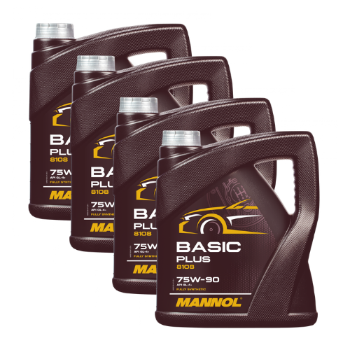 16 Liter (4x4) MANNOL Basic Plus 75W-90 API GL 4+ Getriebeöl 75W90 Öl