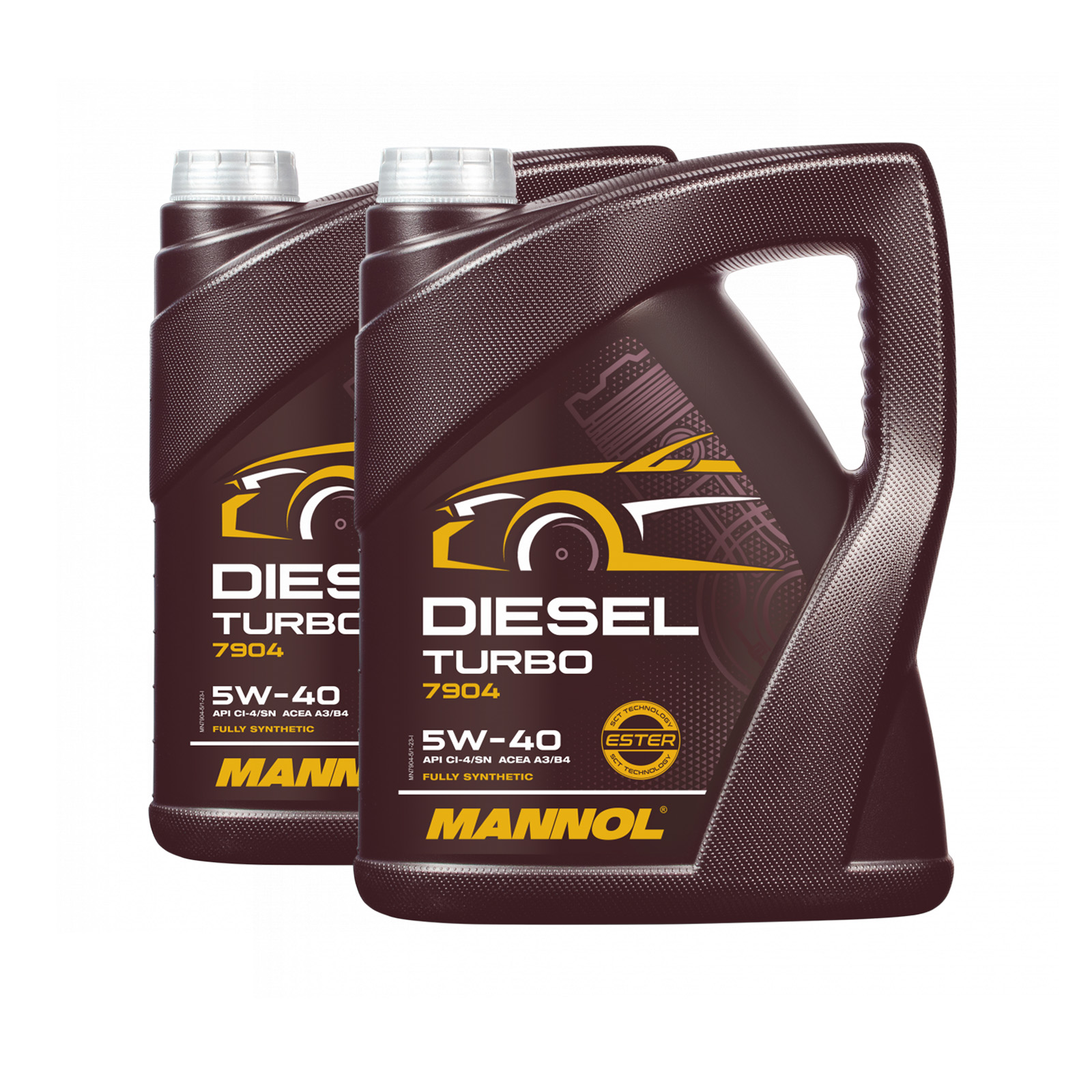 10 Liter (2x5) MANNOL Diesel Turbo 5W-40 API CI-4/SN Motoröl 5W40 4036021505107