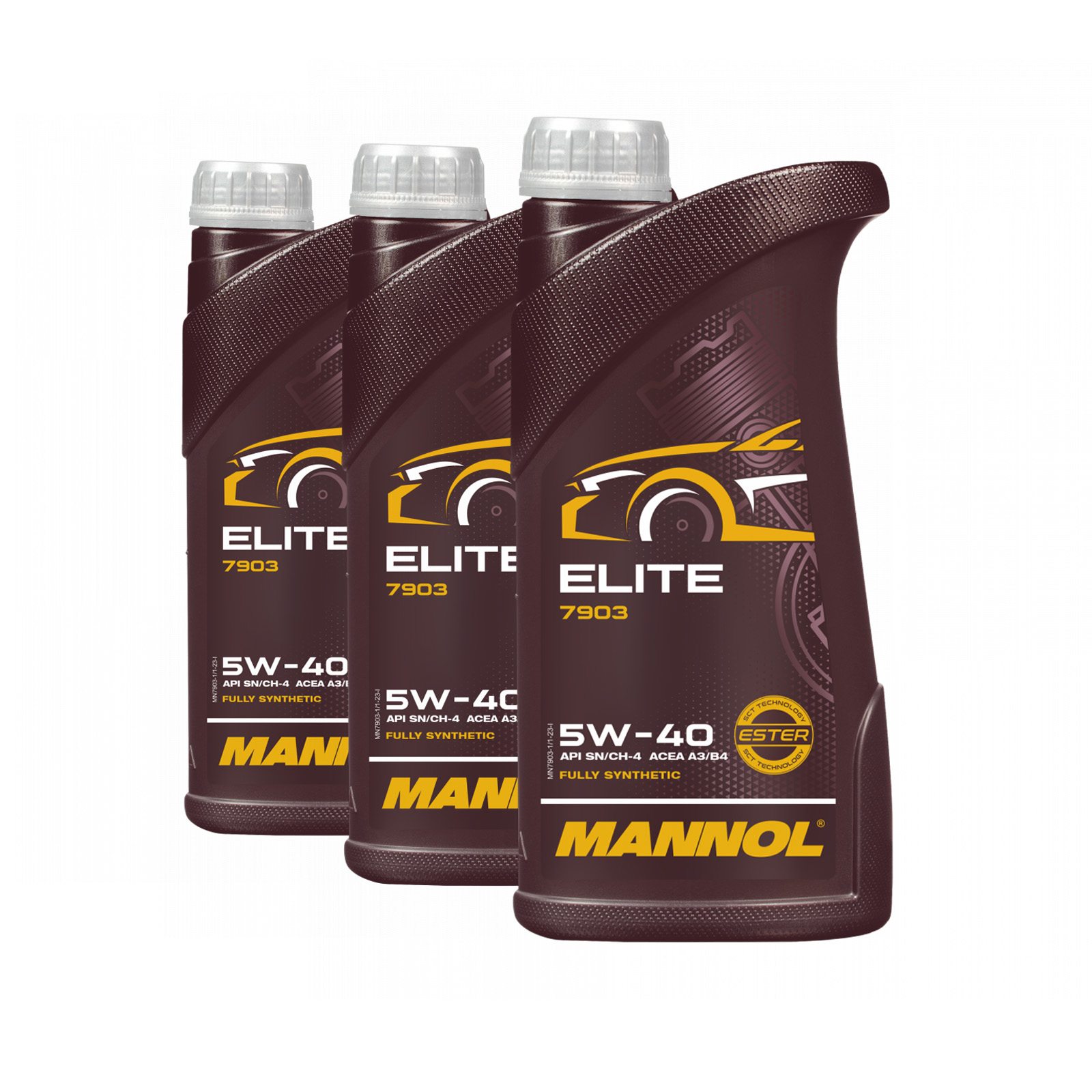 3 Liter (3x1) MANNOL Elite 5W-40 API SN/CH-4 Motoröl 5W40 BMW MB Fiat 3 Liter (3x1) MANNOL Elite 5W-40 API SN/CH-4 Motoröl 5W40 BMW MB Fiat