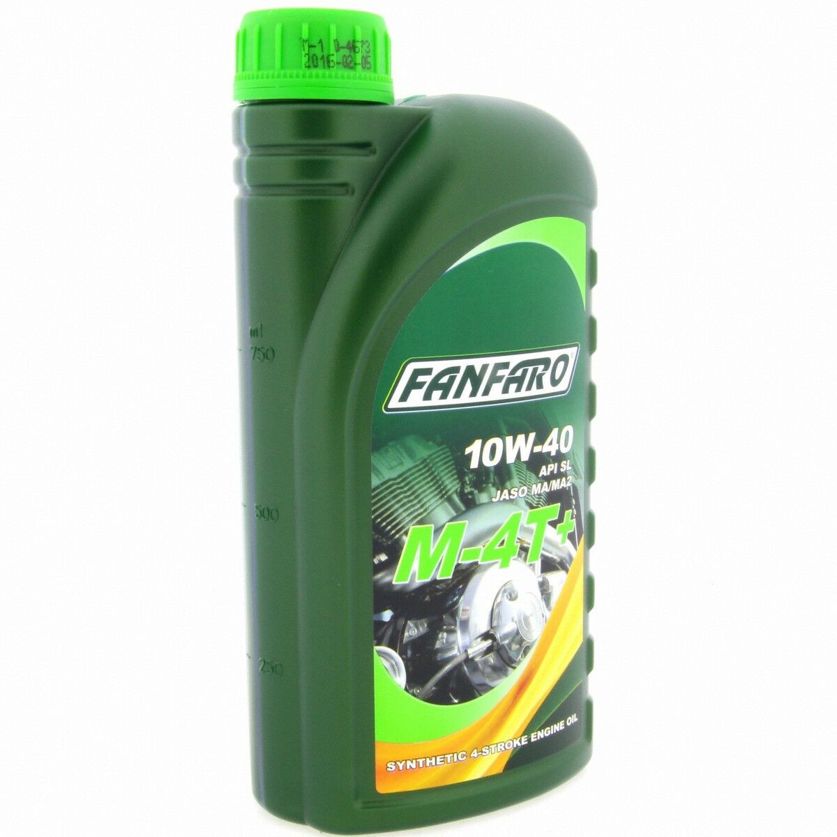 3 Liter FANFARO M-4T+ API SL Motorradöl 4 Takt MA MA2 Jaso Teilsynthetisch