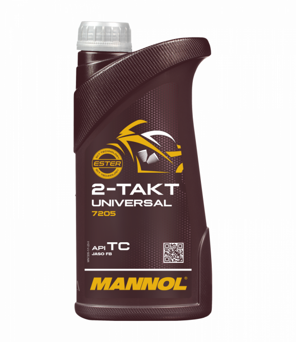 1 Liter MANNOL 2-Takt Universal 7205 API TC JASO FB ISO L-EGD Motoröl Motorradöl