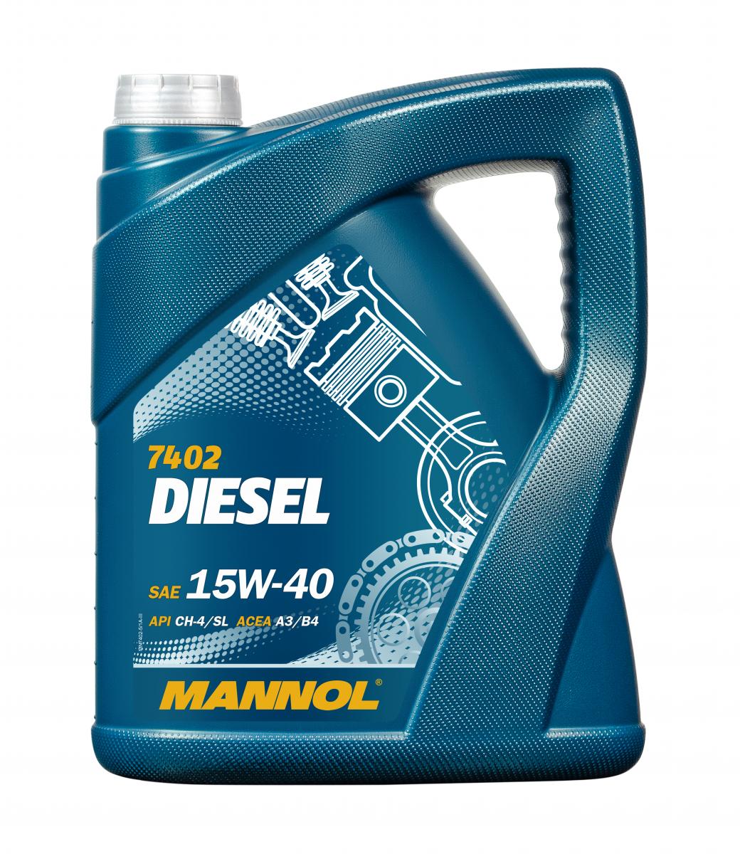 5 Liter MANNOL Diesel 15W-40 API CH-4 SL Motoröl Diesel 15W40